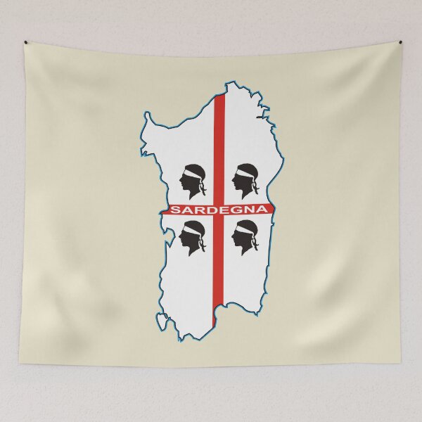 Item preview, Sardegna quattro mori map flag designed and sold by antonietta40.