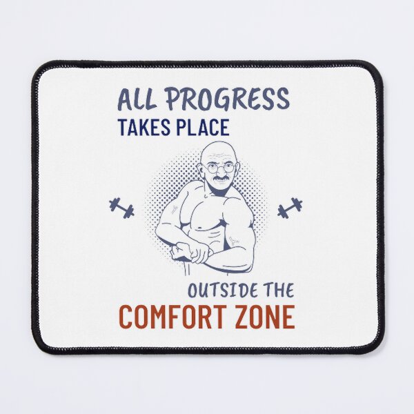 Item preview, All Progress Takes Place Outside The Comfort Zone designed and sold by Rodayna Elnaggar.