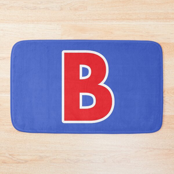 Item preview, B — Initial — The Letter B — Red and White designed and sold by GoodSequel.