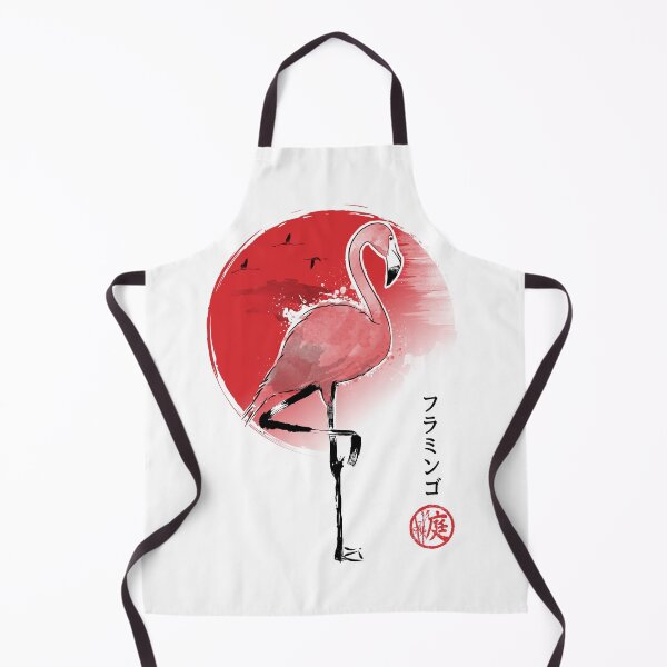 Item preview, flamingo sumi e designed and sold by zoezowie79.