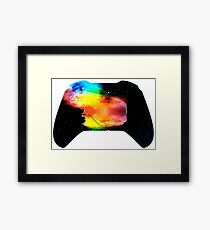 Video games controller for gamers Framed Print