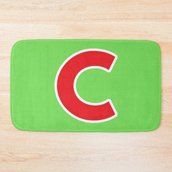 Item preview, C — Initial — The Letter C — Red and White designed and sold by GoodSequel.