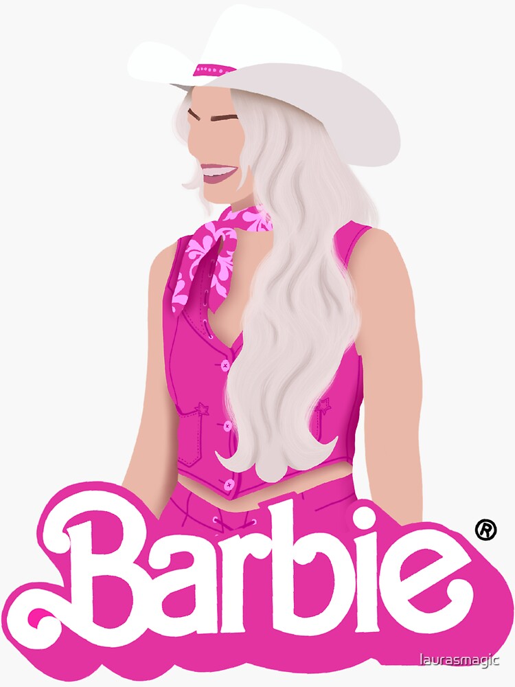 Barbie and Ken Cowboy Like Me  Sticker for Sale by lavndershrtdays