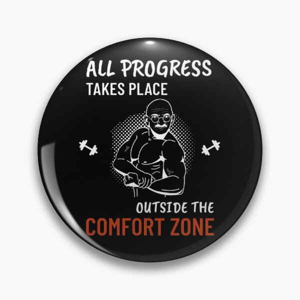 Item preview, All Progress Takes Place Outside The Comfort Zone Dark designed and sold by Rodayna Elnaggar.