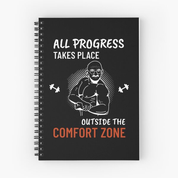 Item preview, All Progress Takes Place Outside The Comfort Zone Dark designed and sold by Rodayna Elnaggar.