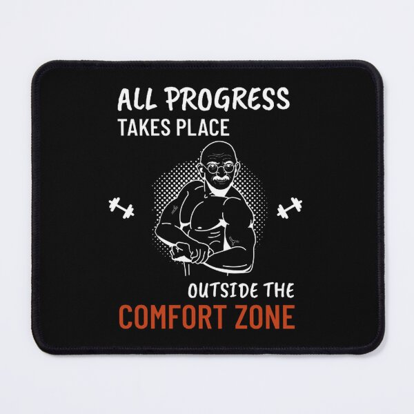 Item preview, All Progress Takes Place Outside The Comfort Zone Dark designed and sold by Rodayna Elnaggar.