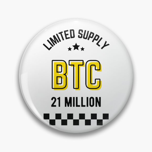 Item preview, BTC limited supply 21 million designed and sold by WhitepaperStyle.