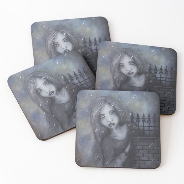Item preview, Girl in the rain designed and sold by AlexandraDream.