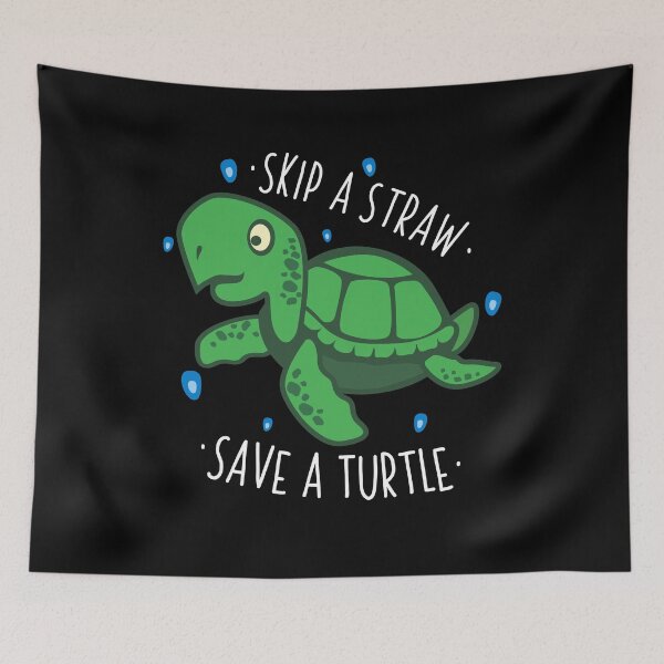 Item preview, Skip A Straw Save A Turtle designed and sold by diannitagemvi.