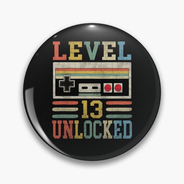 Item preview, 13th Birthday Levels Unlocked Video Gamer Vintage designed and sold by mainana78.