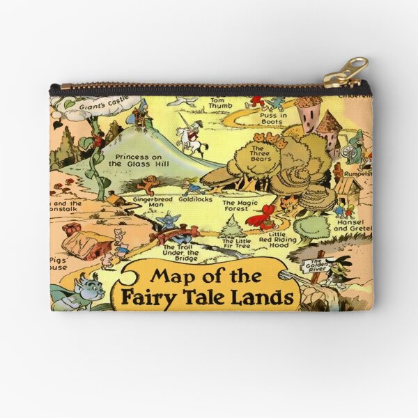 Item preview, Brothers Grimm Map of the Fairy Tale Lands Folktale Stories designed and sold by junebug042.