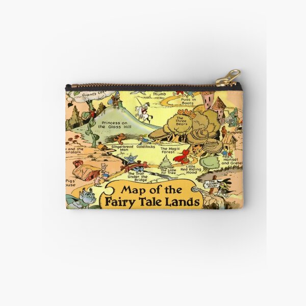 Item preview, Brothers Grimm Map of the Fairy Tale Lands Folktale Stories designed and sold by junebug042.