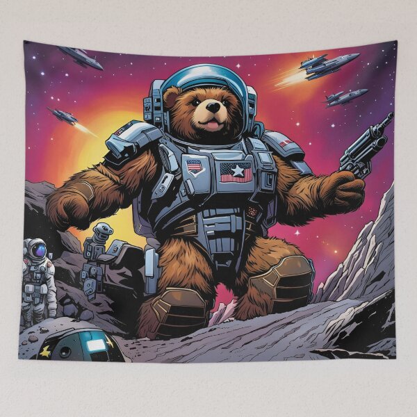 Item preview, Teddy as a new recruit in the space Force designed and sold by Colin Bentham.