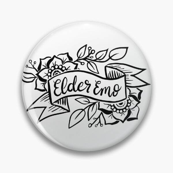 Item preview, Elder Emo Tattoo Banner designed and sold by Stacey Burt creative Designs.