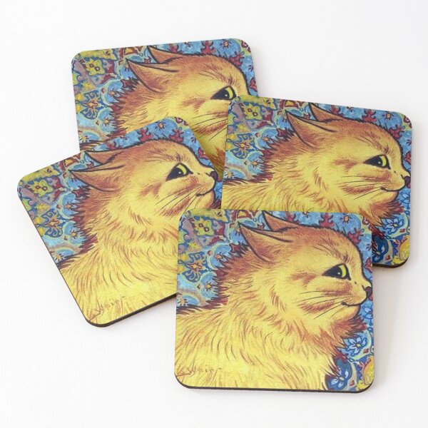 Item preview, Mystical Feline Delight: Louis Wain's Artistic Wonder Sticker designed and sold by BeniSof.