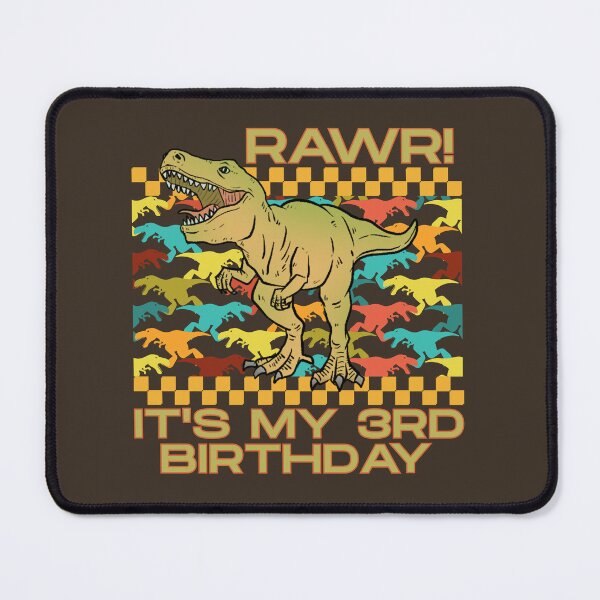 Item preview, 3rd Birthday Dino Dinosaur Rawr Kids designed and sold by SunfullyYours.
