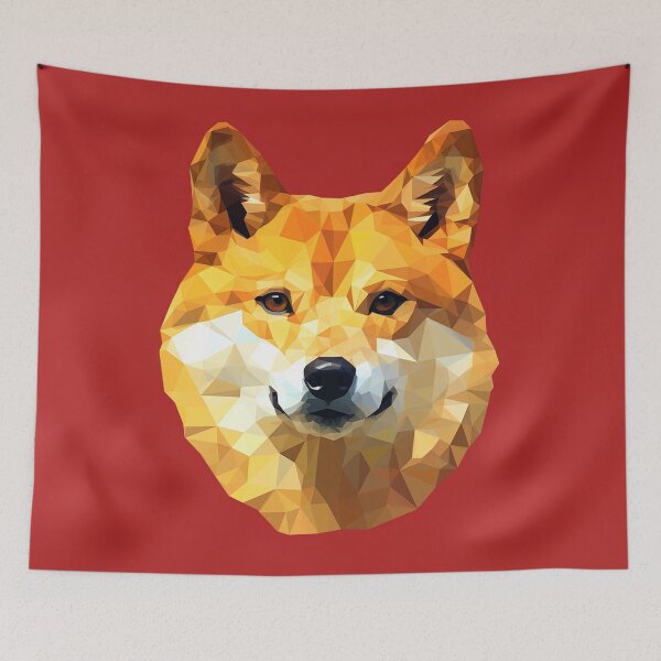 Item preview, Low Poly Doge designed and sold by NaNaSpaceStore.