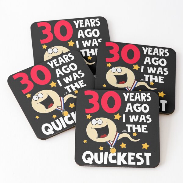 Item preview, 30 years ago I was the quickest 30th birthday designed and sold by mainana78.