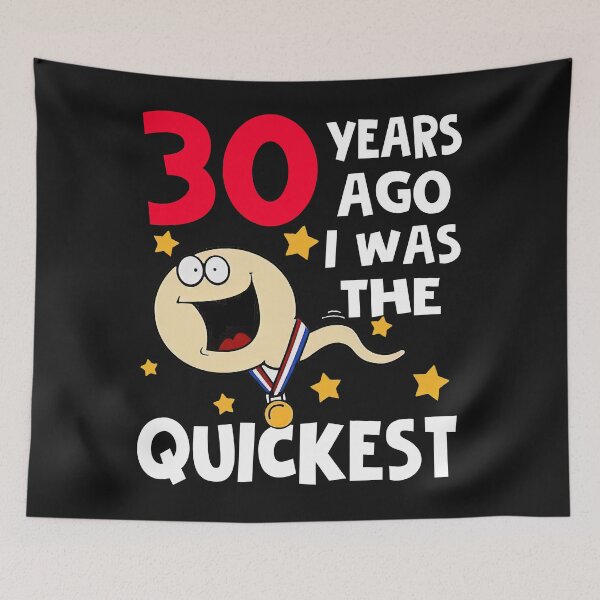 Item preview, 30 years ago I was the quickest 30th birthday designed and sold by mainana78.