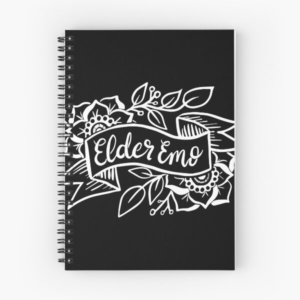 Item preview, Elder Emo Tattoo Banner (White Version) designed and sold by Stacey Burt creative Designs.