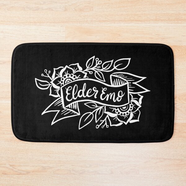 Item preview, Elder Emo Tattoo Banner (White Version) designed and sold by Stacey Burt creative Designs.
