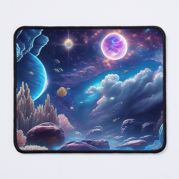 Item preview, Boundless Fusion: Alien planet merges underwater world and sky designed and sold by Minpadesign.