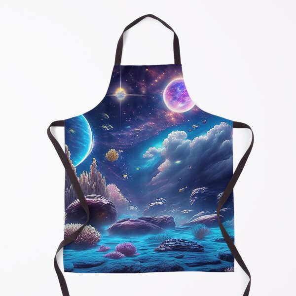 Item preview, Boundless Fusion: Alien planet merges underwater world and sky designed and sold by Minpadesign.