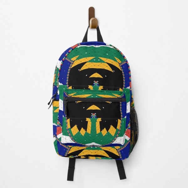 Item preview, Attractive original abstract geometric artwork, inspired by the South African flag in a vintage style. designed and sold by Ralek.