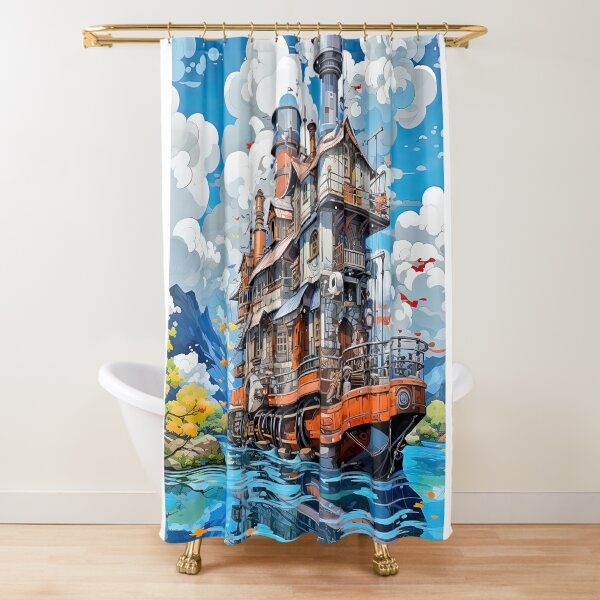 Item preview, Three-decker boat on a mountain lake designed and sold by iguananick.