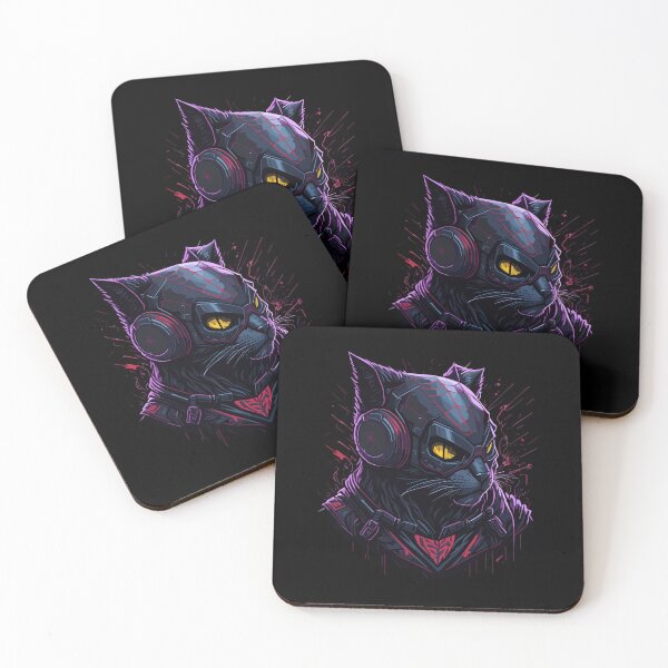 Item preview, Cool Cat Graphic Illustration Design designed and sold by The Funscape Store.