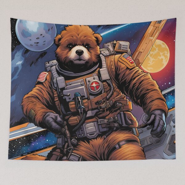 Item preview, Teddy as a new recruit in the space Force designed and sold by Colin Bentham.