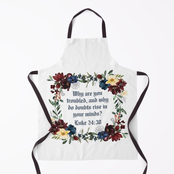 Item preview, Luke 24:38 - Why are you troubled, and why do doubts rise in your minds? designed and sold by FlutterByH.