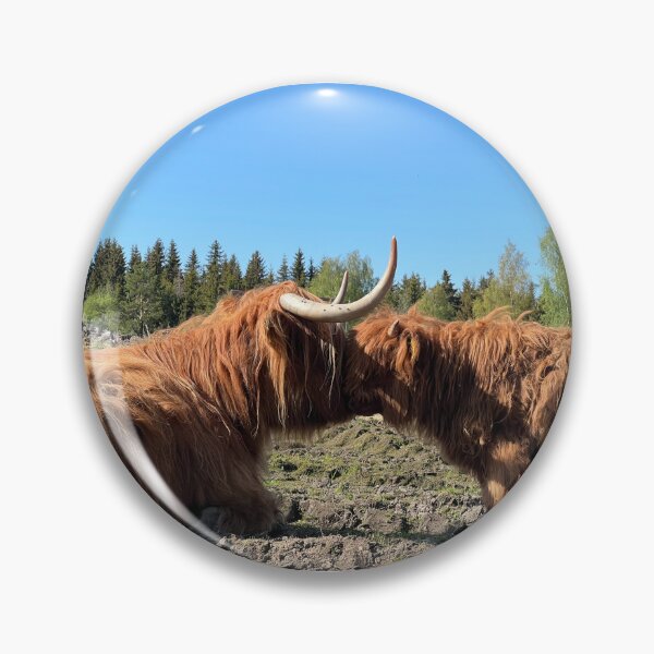 Item preview, Scottish Highland Cattle Cow and Calf 4428 designed and sold by SaarelaHighland.