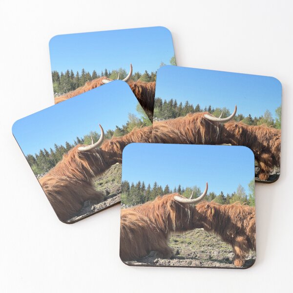 Item preview, Scottish Highland Cattle Cow and Calf 4428 designed and sold by SaarelaHighland.