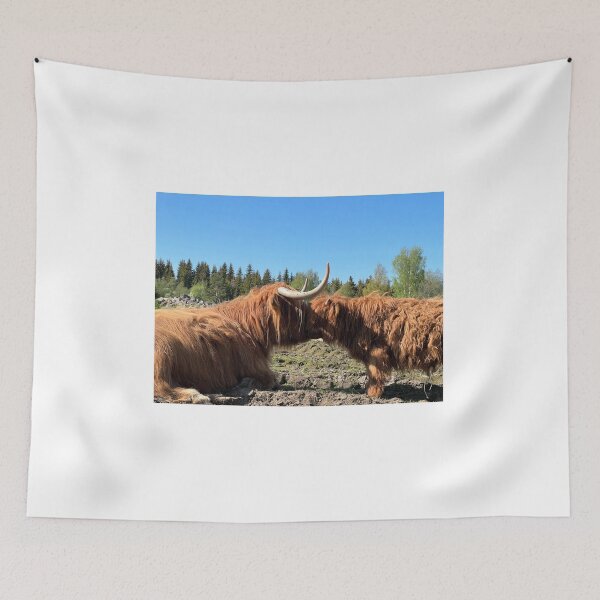 Item preview, Scottish Highland Cattle Cow and Calf 4428 designed and sold by SaarelaHighland.
