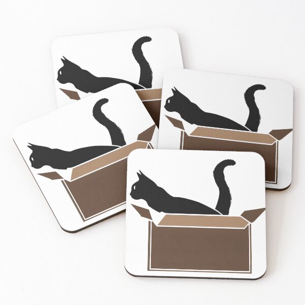Item preview, black cat in the paper box! designed and sold by Fantes.