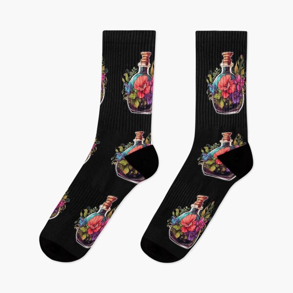 Item preview, Perfume Bottle, watercolor flowers designed and sold by Mateusz Majcherek.
