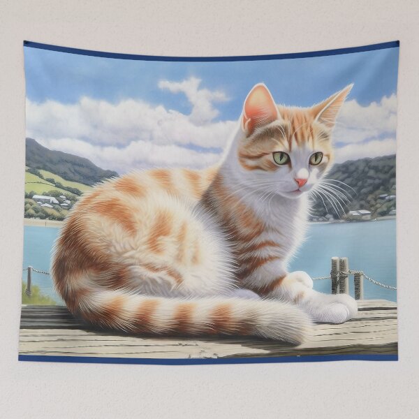 Item preview, Ginger Kitten sitting in the sun designed and sold by Liljinkzy.