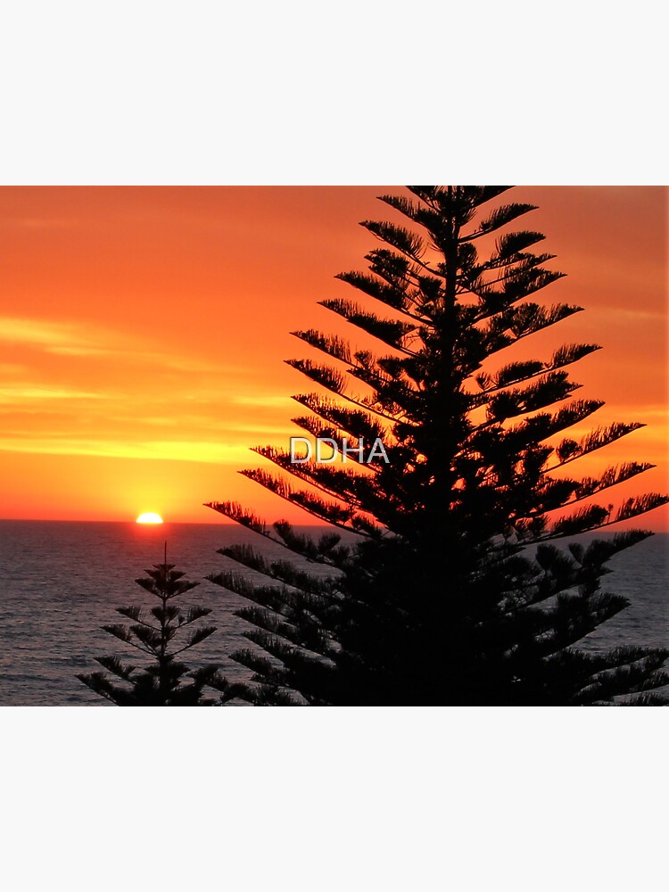 Thumbnail 3 of 3, Sticker, Scarborough Sunset designed and sold by DDHA.