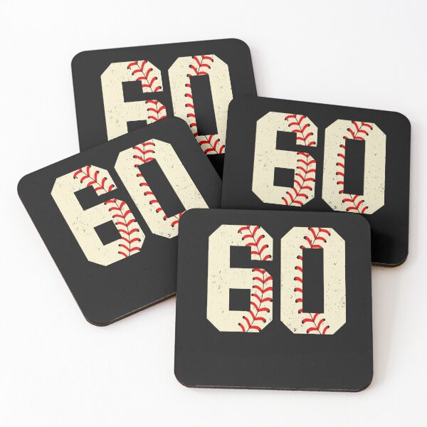 Item preview, Baseball Number 60 Baseball Birthday 60 Baseball Themed 60th designed and sold by mainana78.