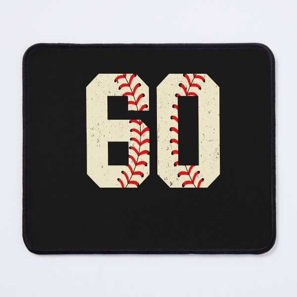 Item preview, Baseball Number 60 Baseball Birthday 60 Baseball Themed 60th designed and sold by mainana78.