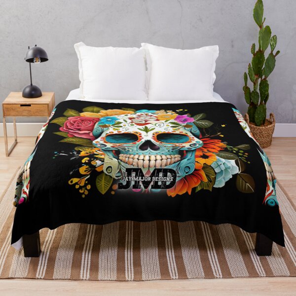 Item preview, Beautiful Floral Sugar Skull 1 of 4 designed and sold by Jenson Major.
