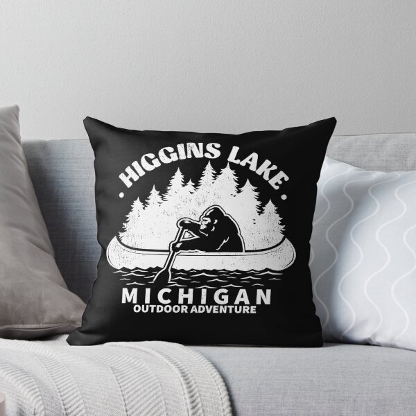 Artikelvorschau, Higgins Lake Michigan, lustiges Bigfoot-Kajakfahren entworfen und verkauft von nubiguru.