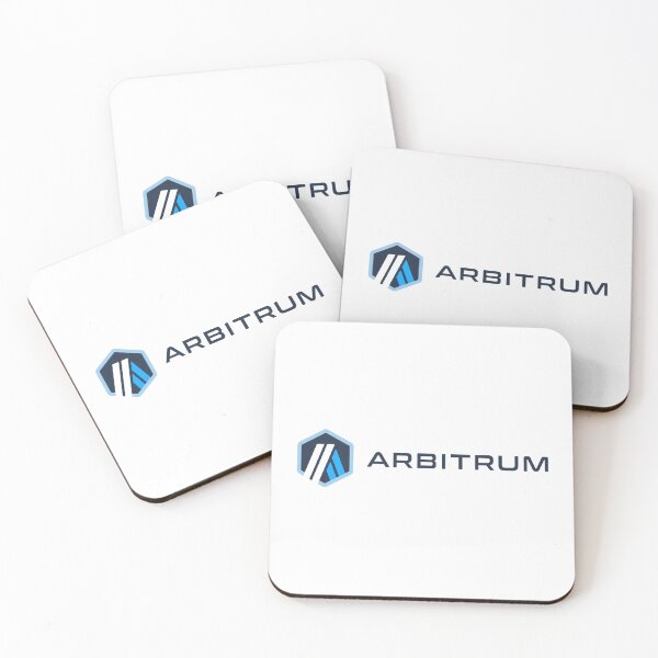 Item preview, Arbitrum ARB Crypto Altcoin -  A Timeless Fusion of Symbol and Navy Typography designed and sold by CryptoMoods.