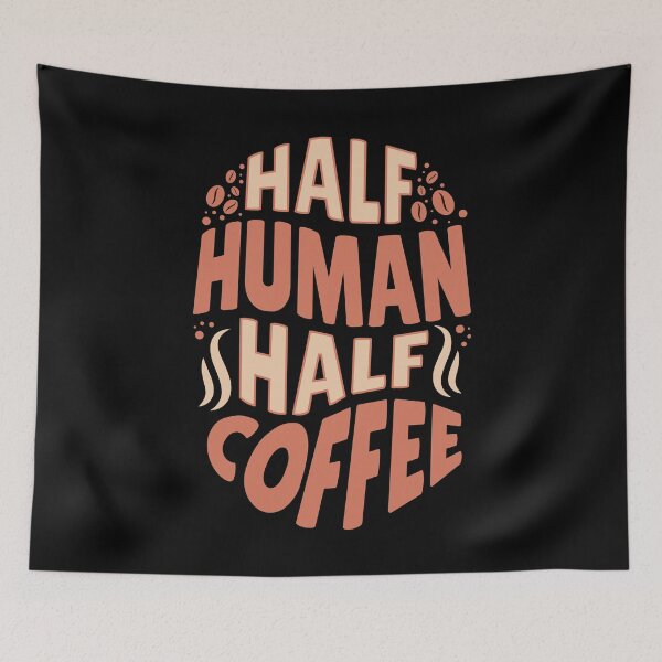 Item preview, Half Human Half Coffee Gift designed and sold by InkyGenies.