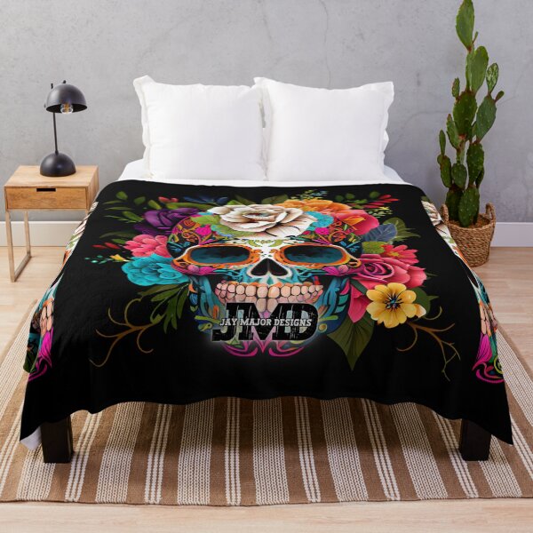 Item preview, Beautiful Floral Sugar Skull 2 of 4 designed and sold by Jenson Major.