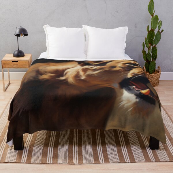 Item preview, Beautiful Oil painting of feirce lioness designed and sold by SPECTRA005.