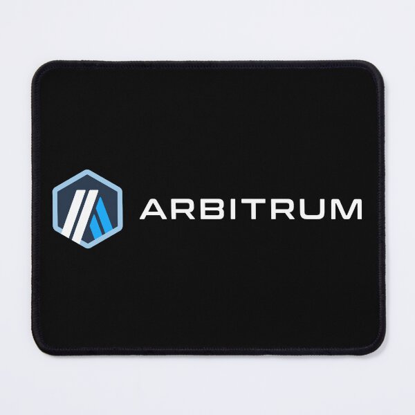 Item preview, Arbitrum ARB Crypto Altcoin -  A Timeless Fusion of Symbol and White Typography designed and sold by CryptoMoods.