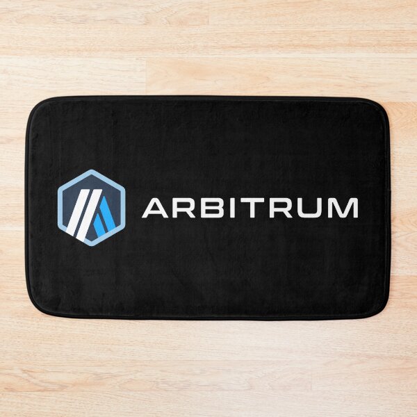 Item preview, Arbitrum ARB Crypto Altcoin -  A Timeless Fusion of Symbol and White Typography designed and sold by CryptoMoods.