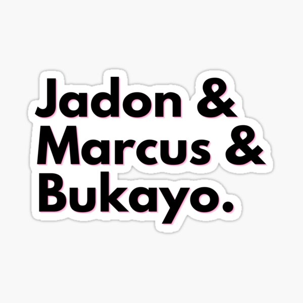 Artikel-Vorschau von Jadon & Marcus & Bukayo, designt und verkauft von festivalzone.